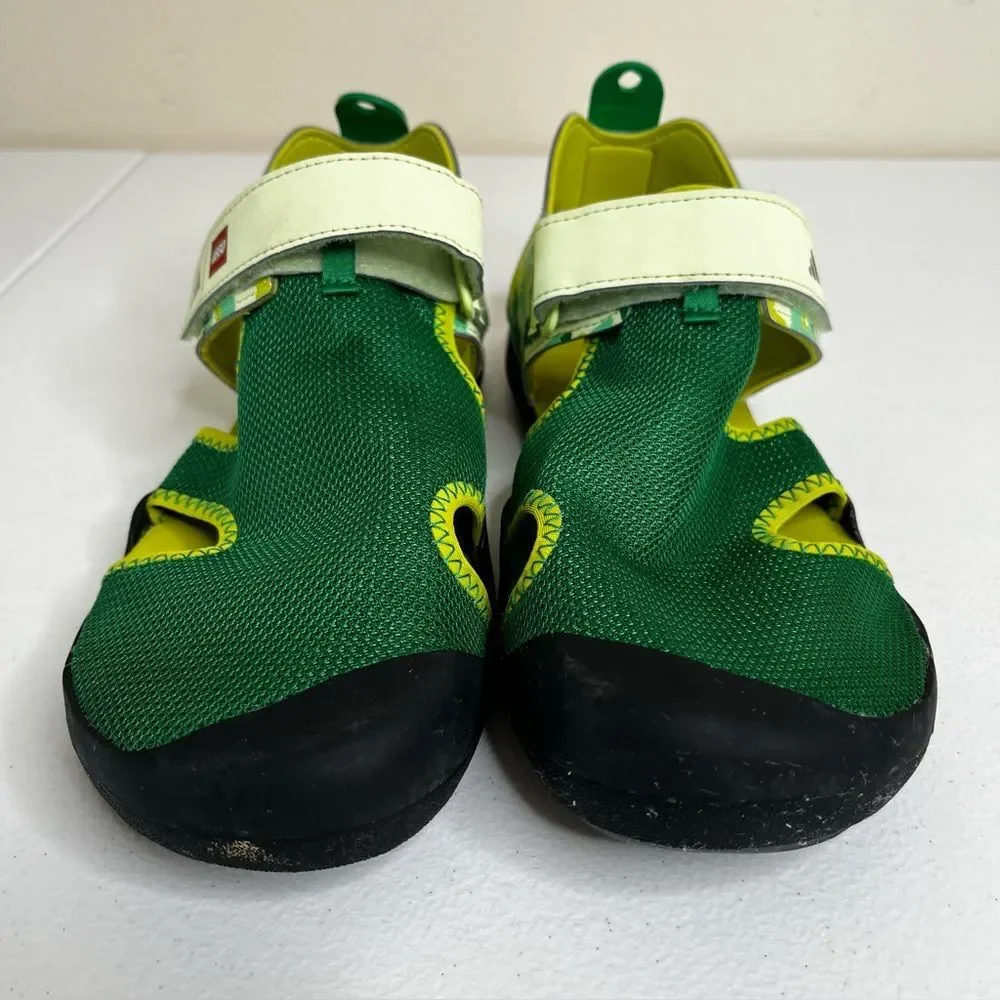 Adidas X Lego Terrex Captain Toey Core Green Glow Sandals Kids 6 Hiking Water